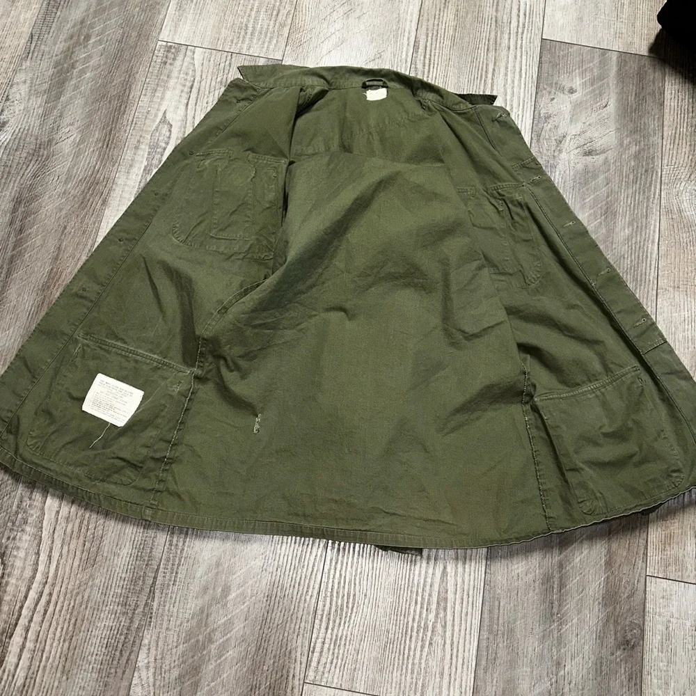 Vintage Vietnam era 1967 Military Olive green shirt Fatigue leisure combat shirt - Picture 10 of 10